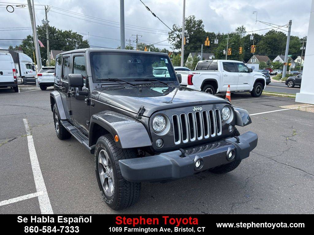2017 Jeep Wrangler Sahara — SUV — 82,708 mi — Bristol, CT