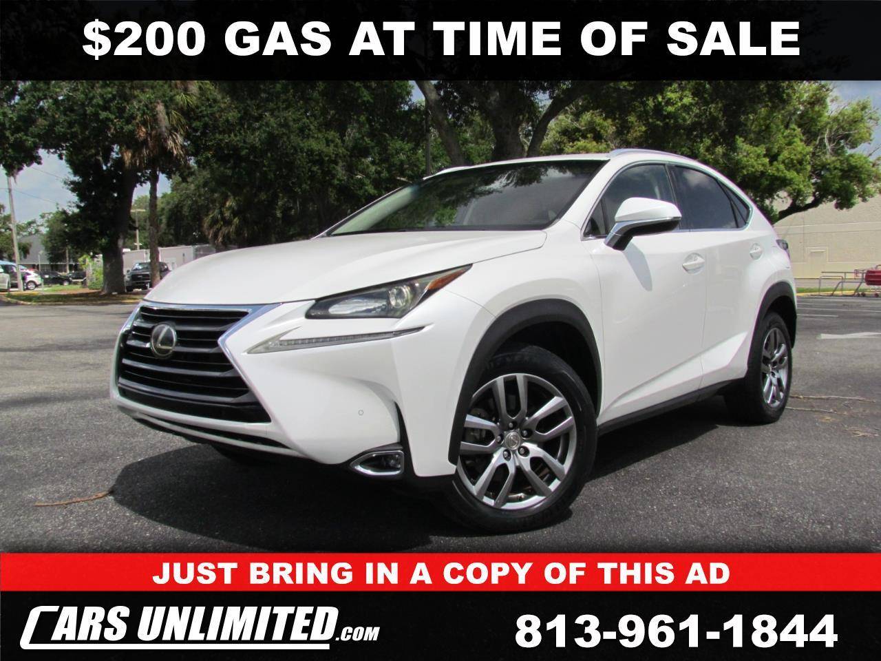 2016 Lexus NX NX 200t — SUV — 112,452 mi — Tampa, FL