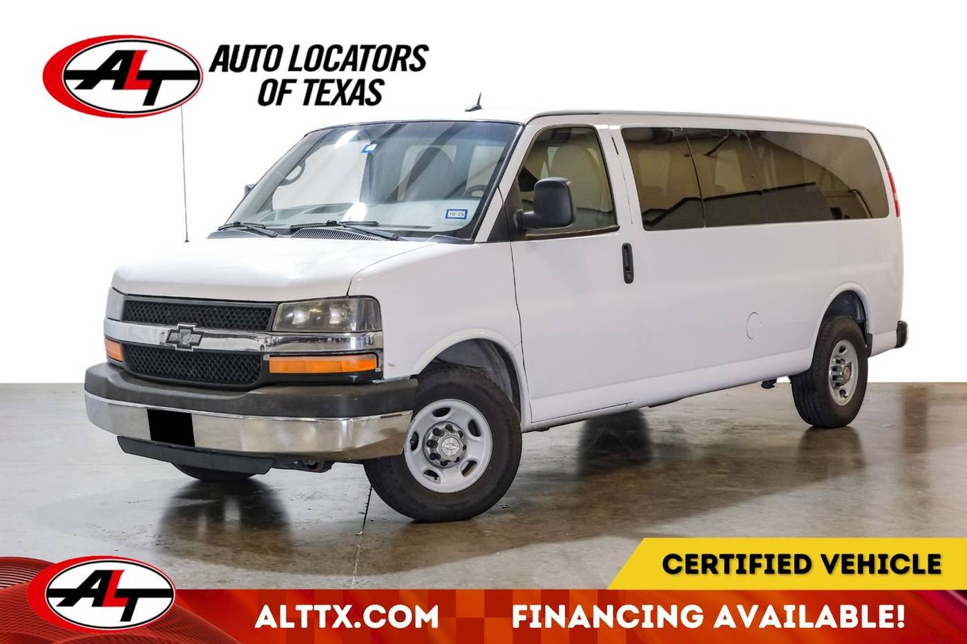 2015 Chevrolet Express Passenger LT — Passenger Van — 96,244 mi — Plano, TX