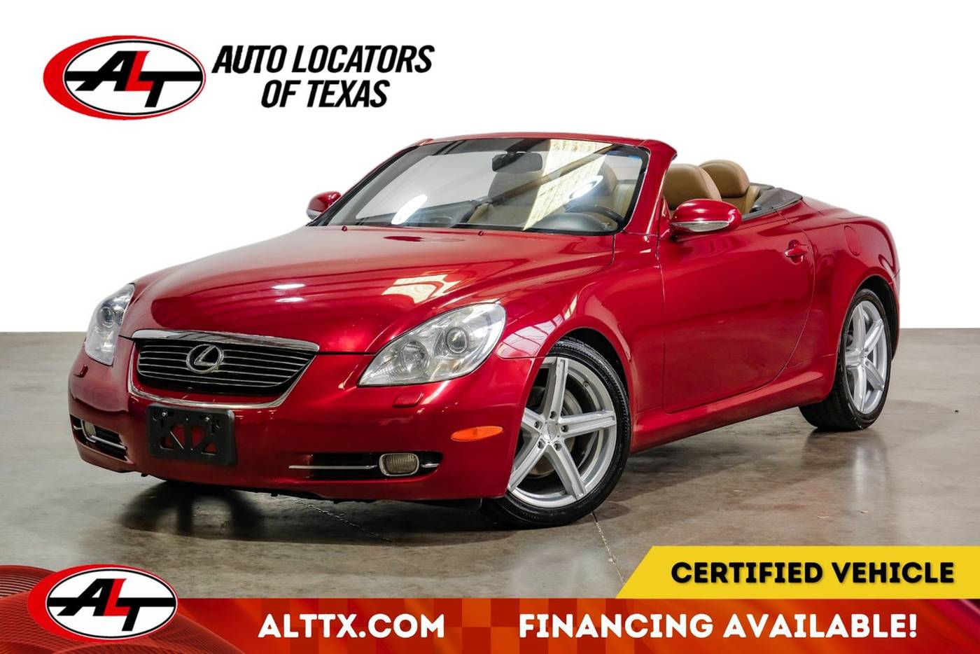 2008 Lexus SC SC 430 — Convertible — 81,791 mi — Plano, TX