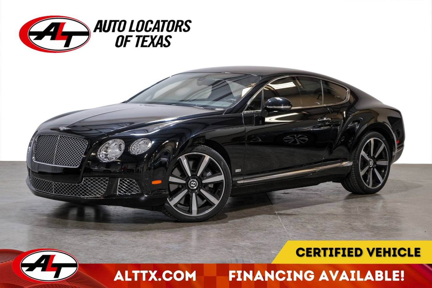 2013 Bentley Continental GT W12 — Coupe — 19,926 mi — Plano, TX
