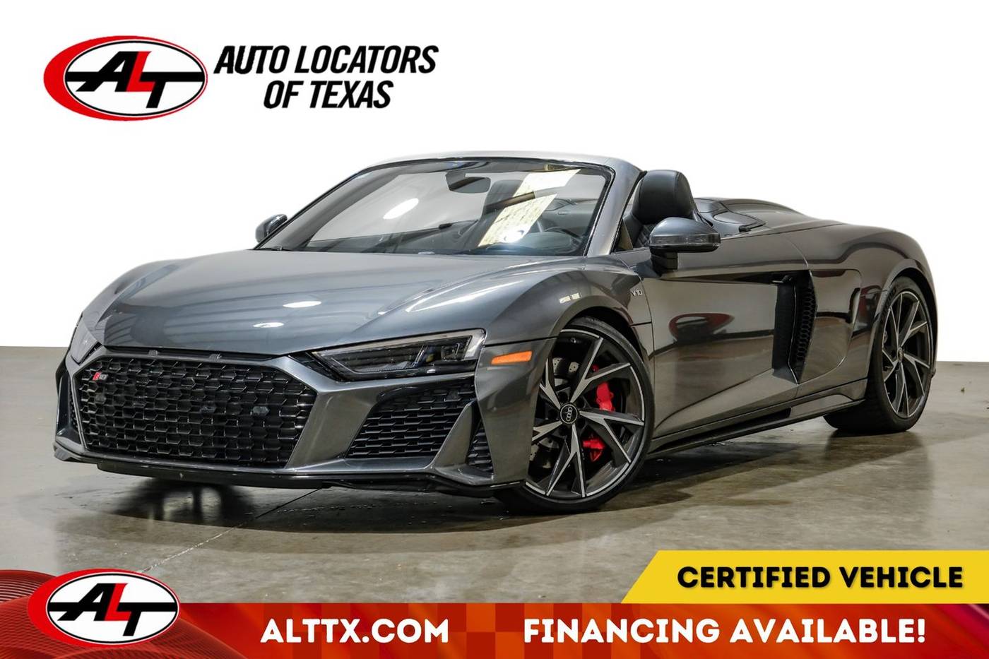 2021 Audi R8 V10 — Convertible — 15,890 mi — Plano, TX