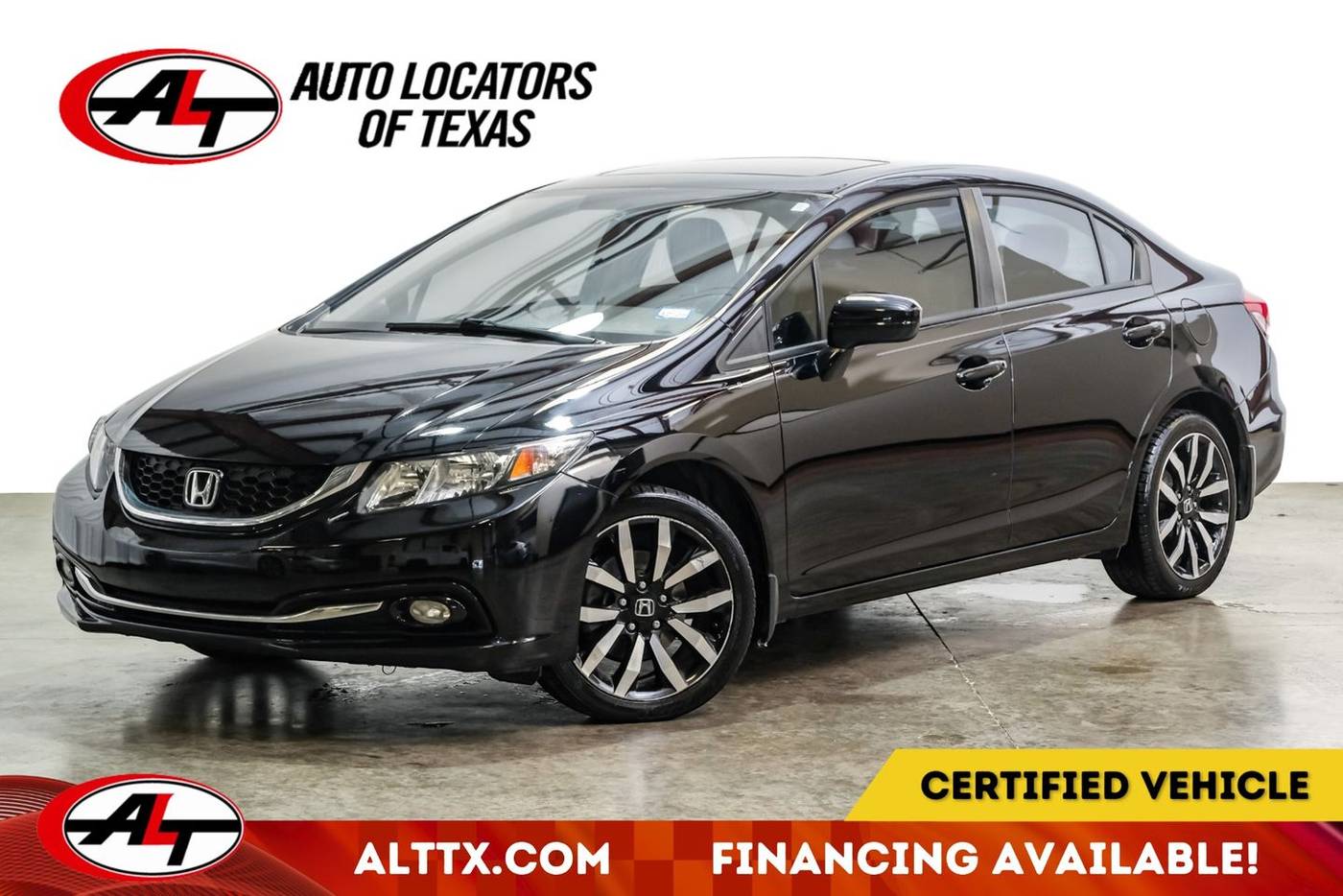 2015 Honda Civic EX-L — Sedan — 86,336 mi — Plano, TX