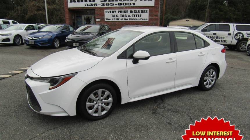 2021 Toyota Corolla LE — Sedan — 91,633 mi — Burlington, NC