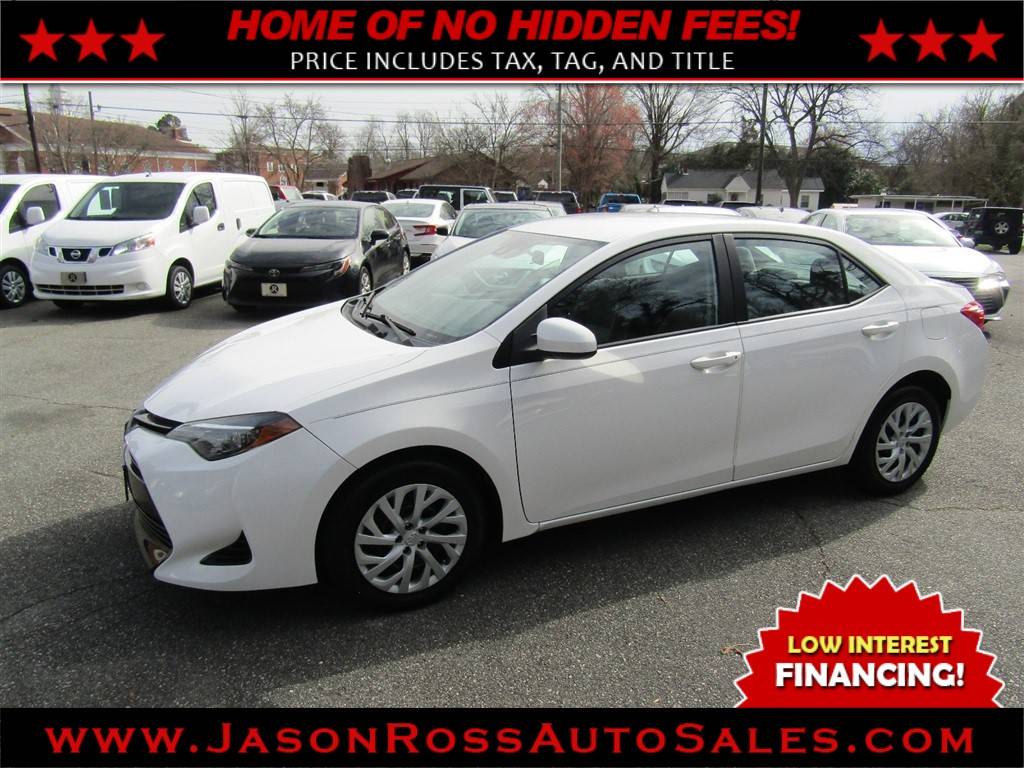 2018 Toyota Corolla L — Sedan — 78,037 mi — Burlington, NC