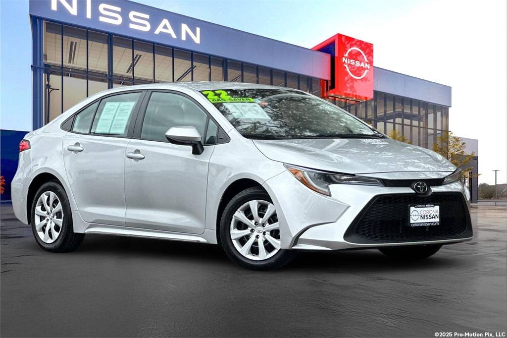 2022 Toyota Corolla LE — Sedan — 51,957 mi — Corona, CA