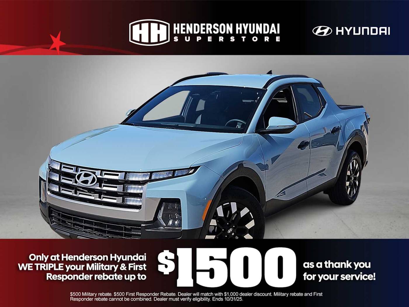 2025 Hyundai Santa Cruz SEL — Pickup Truck — 3,182 mi — Henderson, NV