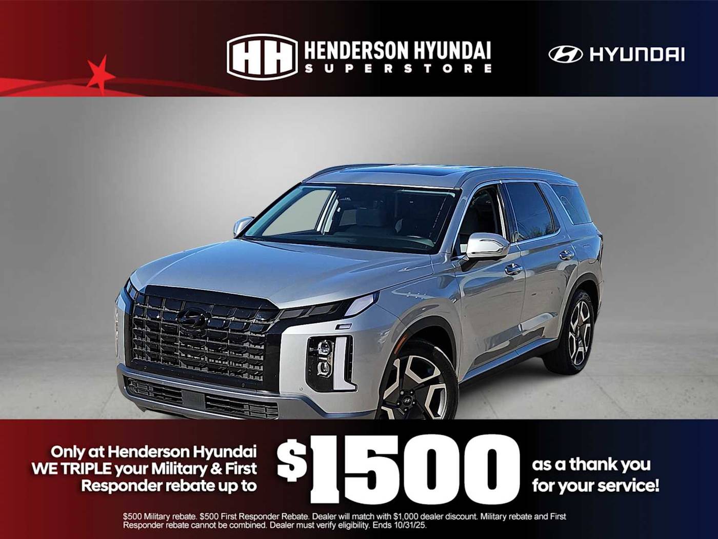2023 Hyundai Palisade SEL — SUV — 30,107 mi — Henderson, NV