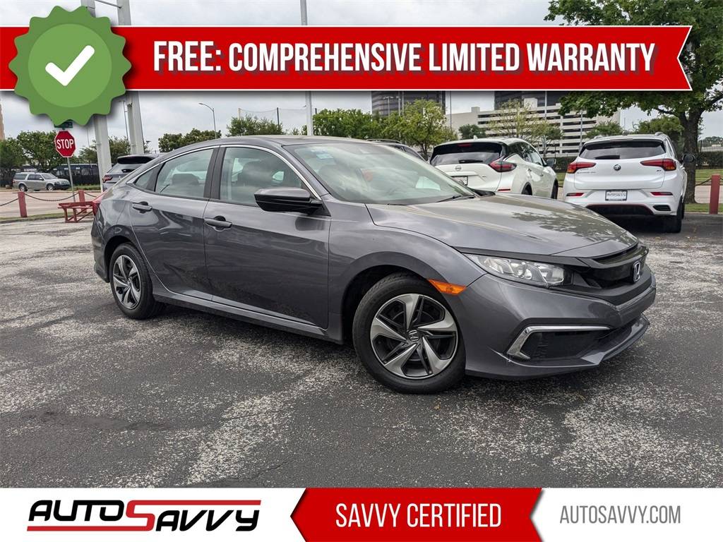 2020 Honda Civic LX — Sedan — 66,710 mi — Houston, TX