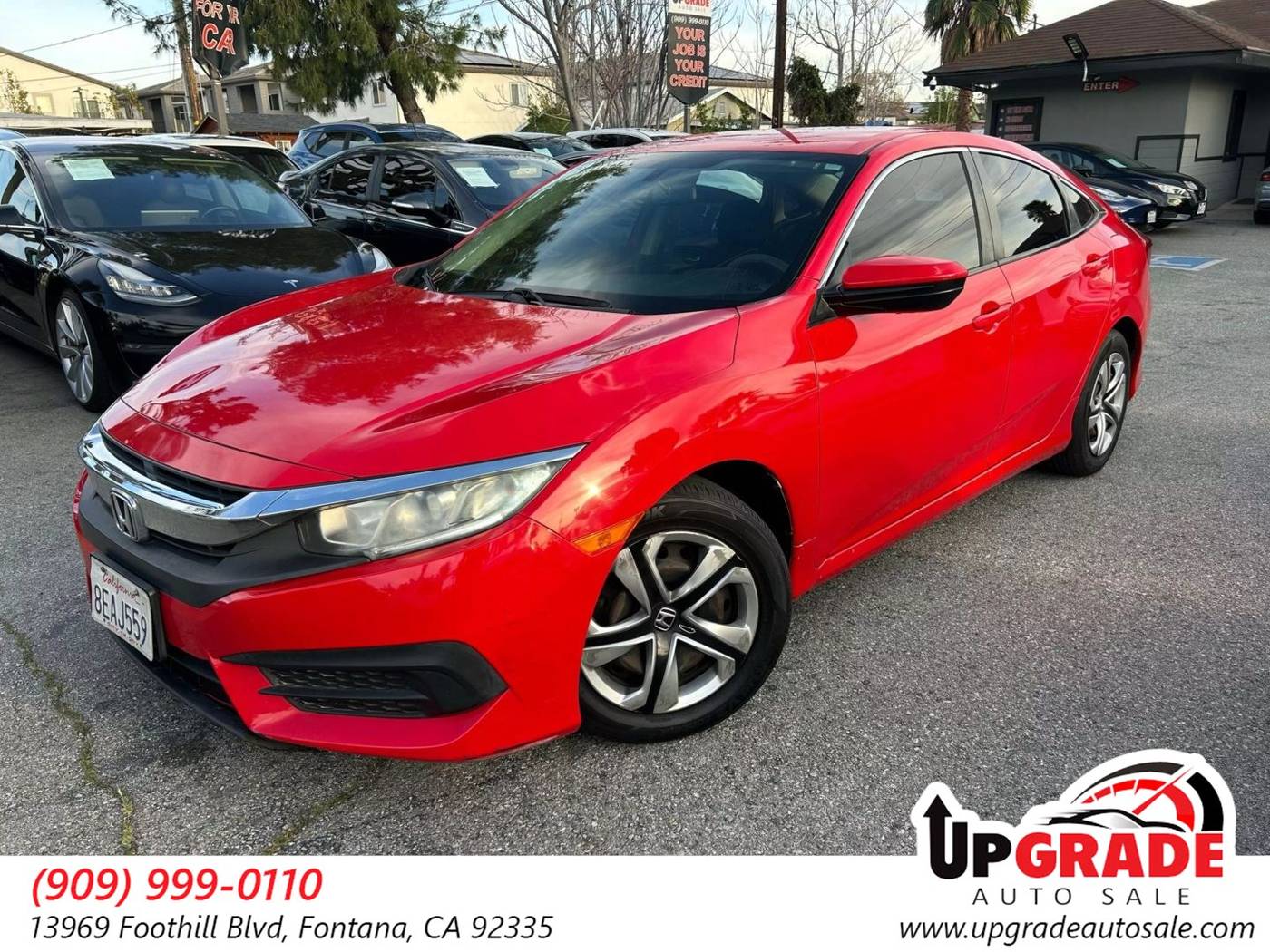 2018 Honda Civic LX — Sedan — 88,621 mi — Fontana, CA