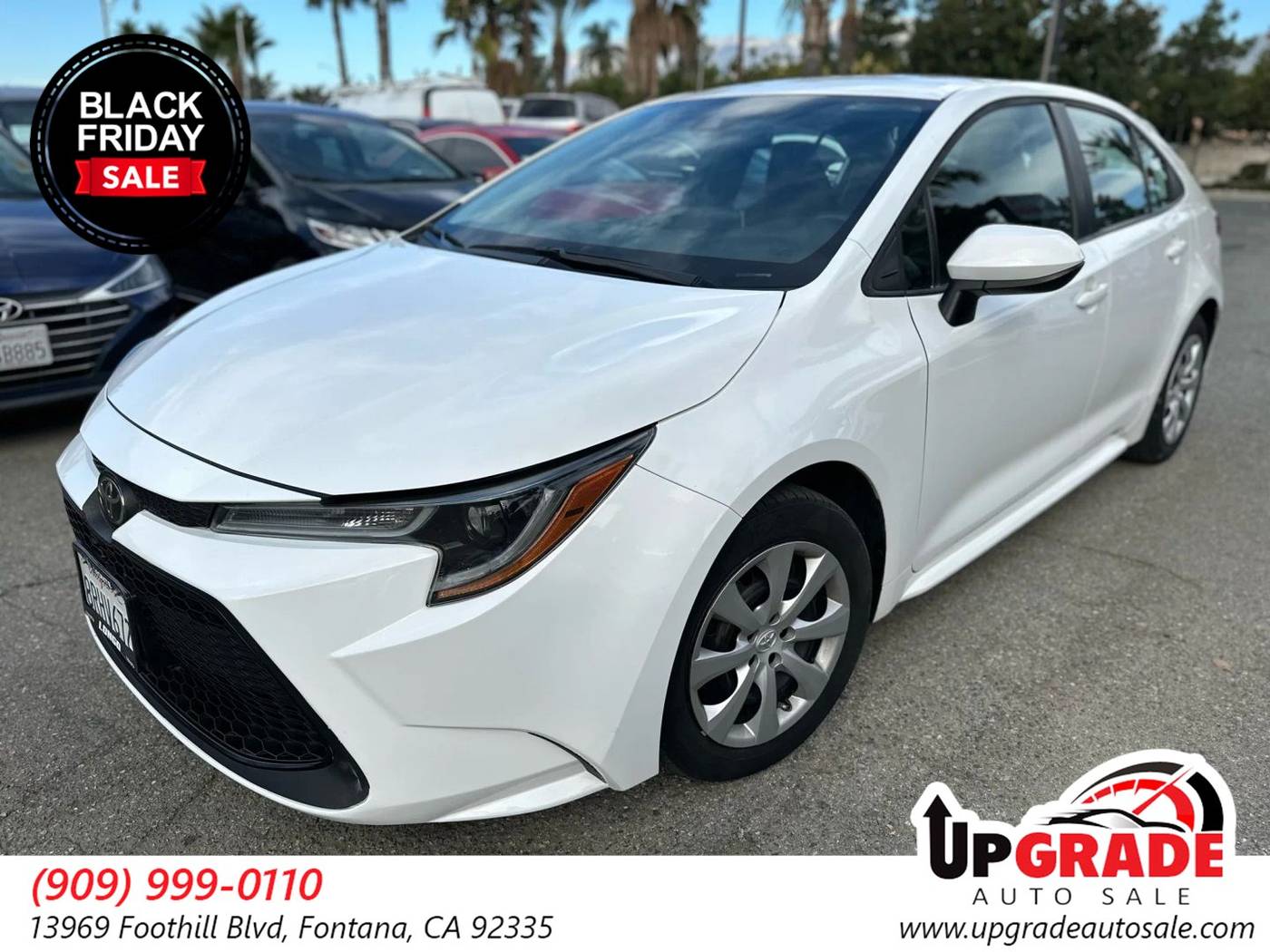 2020 Toyota Corolla LE — Sedan — 68,505 mi — Fontana, CA