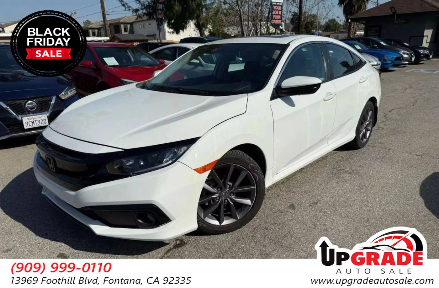 2021 Honda Civic EX — Sedan — 64,694 mi — Fontana, CA