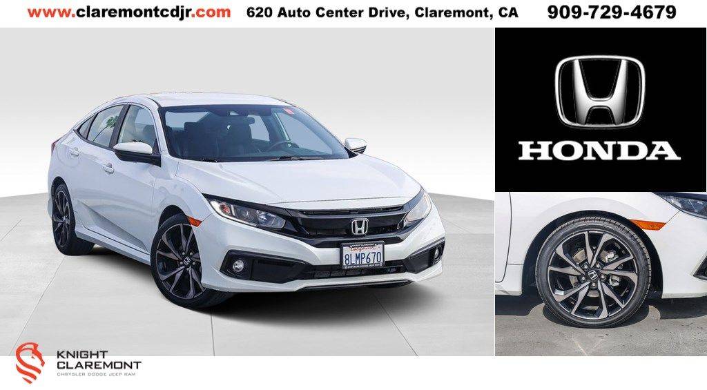 2019 Honda Civic Sport — Sedan — 71,530 mi — Claremont, CA