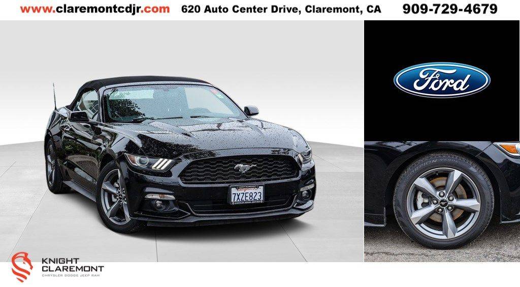 2016 Ford Mustang V6 — Convertible — 84,188 mi — Claremont, CA