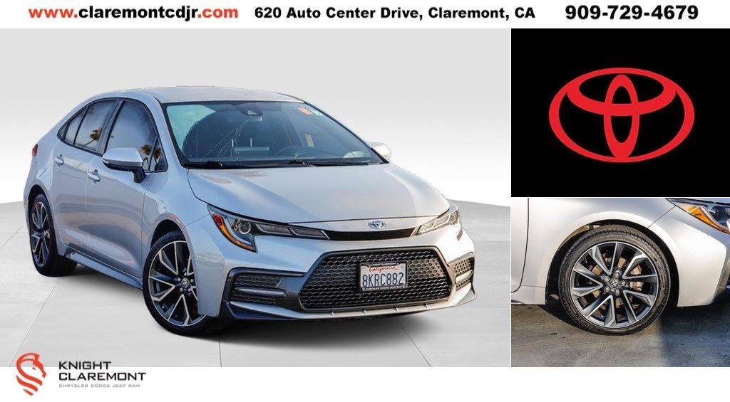 2020 Toyota Corolla SE — Sedan — 74,279 mi — Claremont, CA
