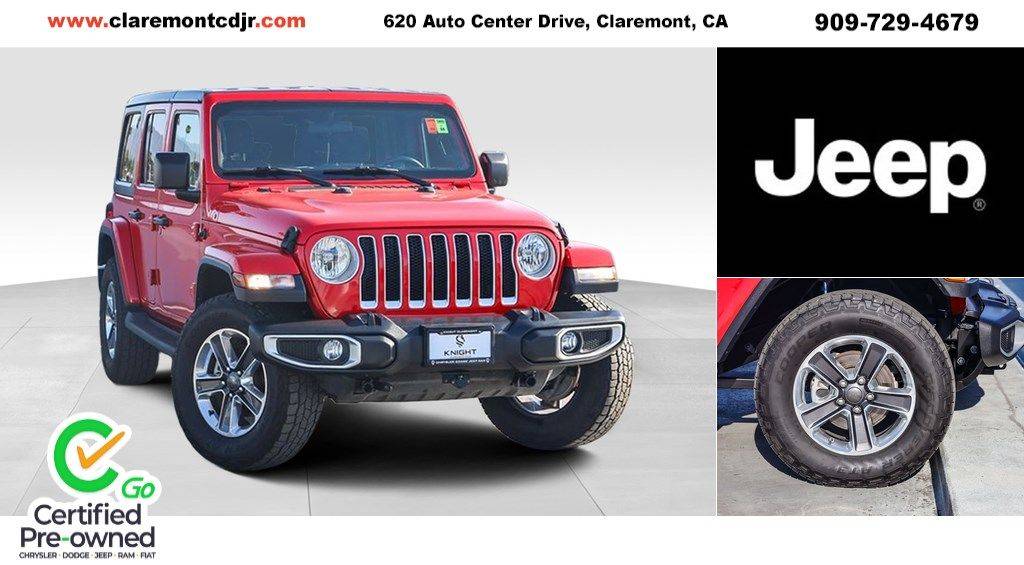 2019 Jeep Wrangler Sahara — SUV — 52,023 mi — Claremont, CA
