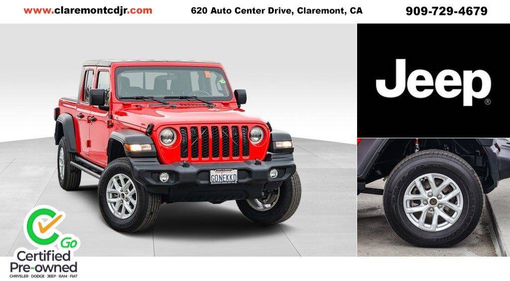 2020 Jeep Gladiator Sport S — Pickup Truck — 37,207 mi — Claremont, CA