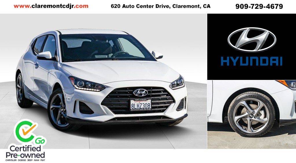 2019 Hyundai Veloster 2.0 — Hatchback — 66,170 mi — Claremont, CA