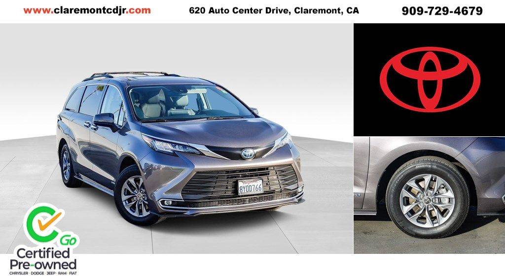 2021 Toyota Sienna XLE — Minivan — 35,051 mi — Claremont, CA