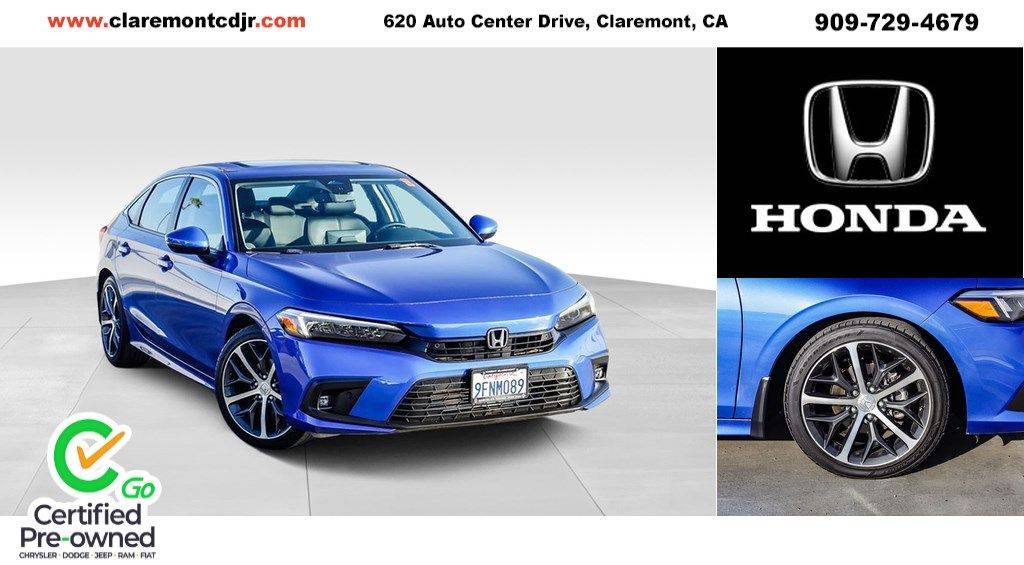 2023 Honda Civic Touring — Sedan — 21,082 mi — Claremont, CA