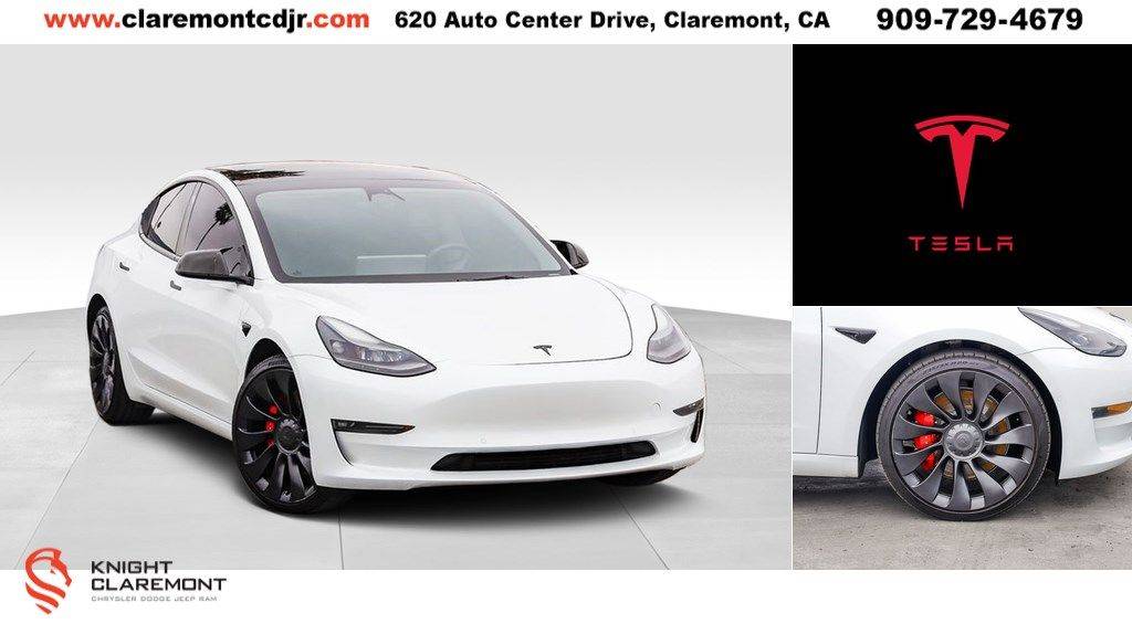 2022 Tesla Model 3 Performance — Sedan — 34,519 mi — Claremont, CA