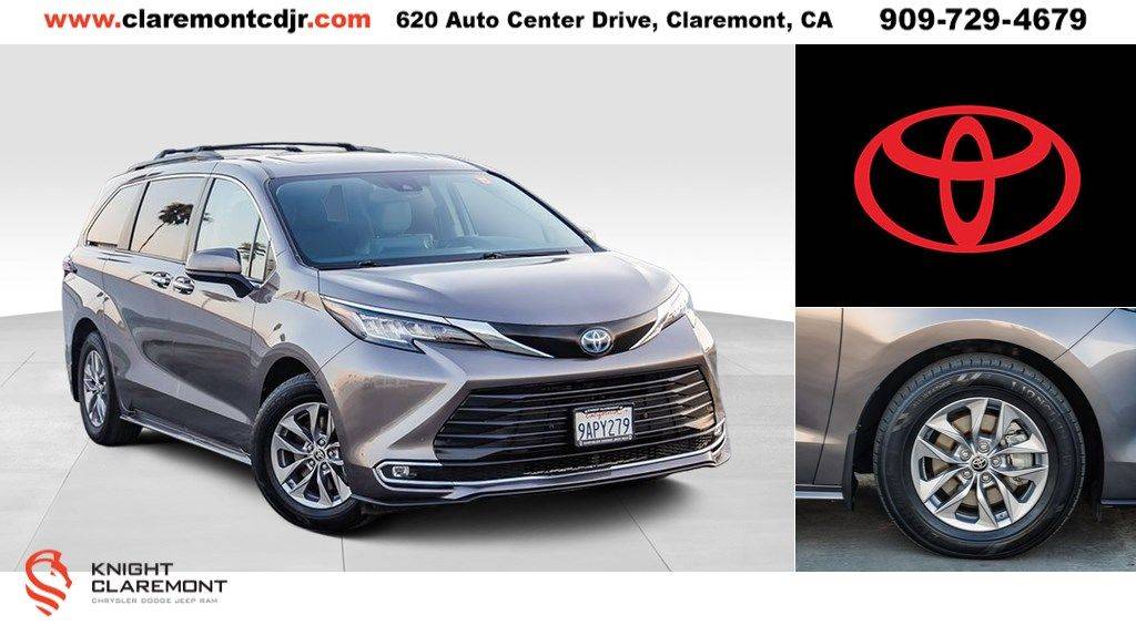 2022 Toyota Sienna XLE — Minivan — 75,538 mi — Claremont, CA