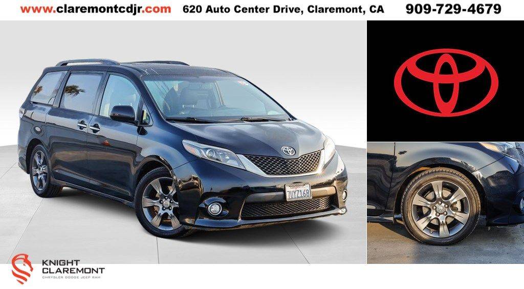 2016 Toyota Sienna SE — Minivan — 108,065 mi — Claremont, CA