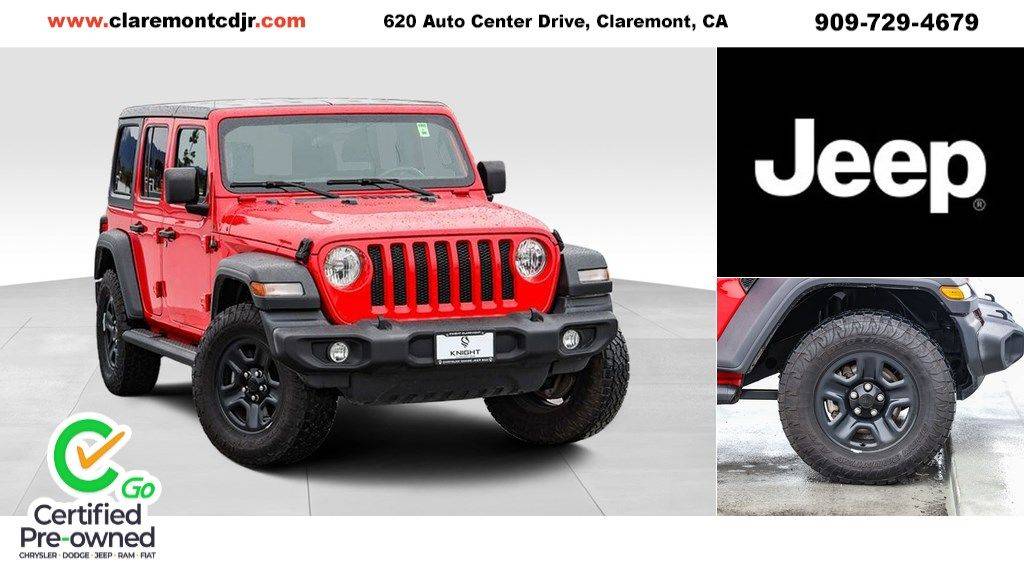 2020 Jeep Wrangler Sport — SUV — 108,913 mi — Claremont, CA