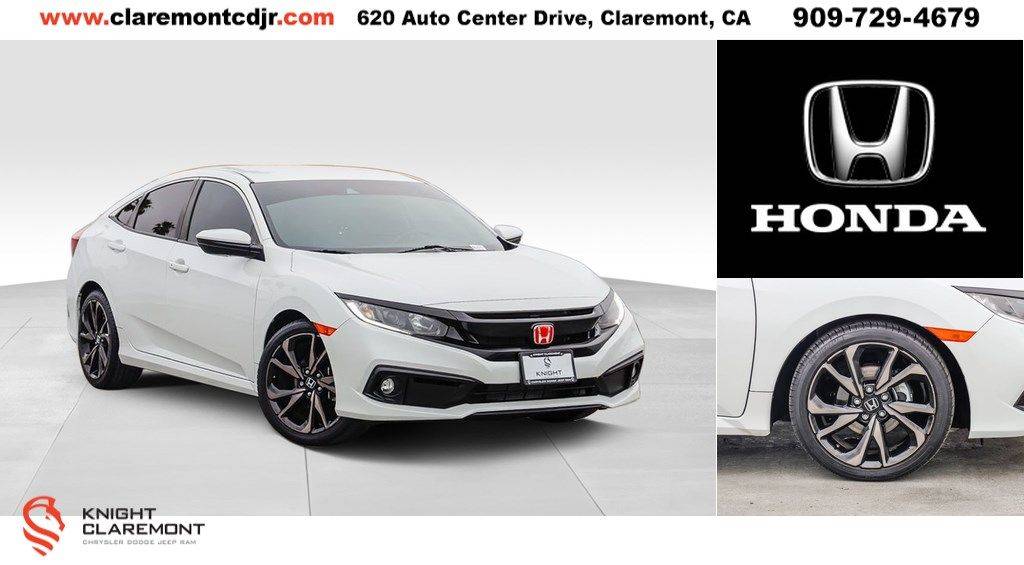 2020 Honda Civic Sport — Sedan — 72,275 mi — Claremont, CA