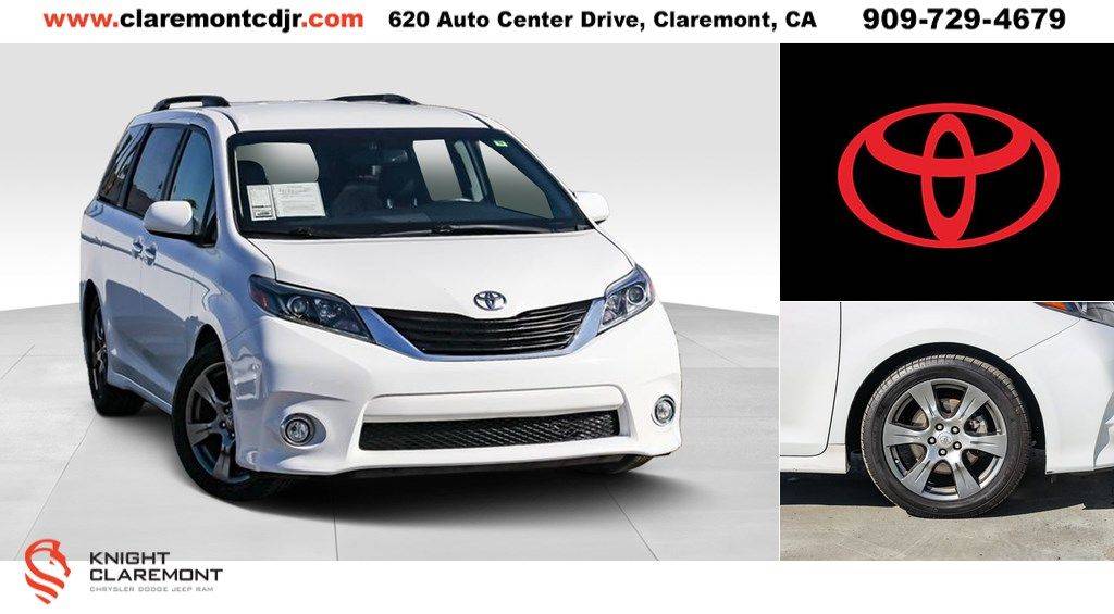 2017 Toyota Sienna SE — Minivan — 72,965 mi — Claremont, CA