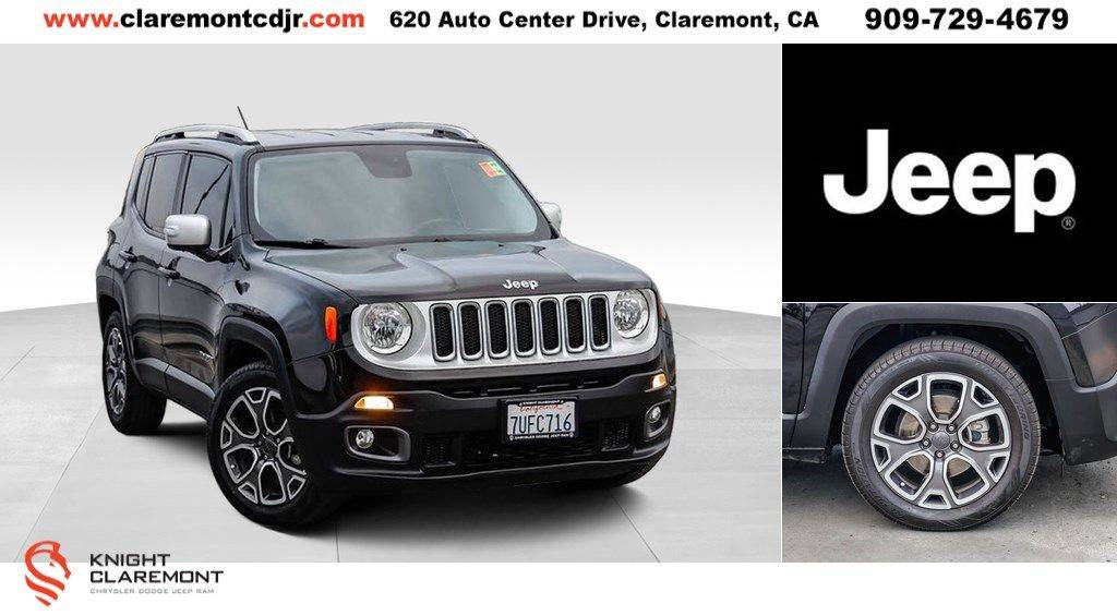2016 Jeep Renegade Limited — SUV — 84,763 mi — Claremont, CA