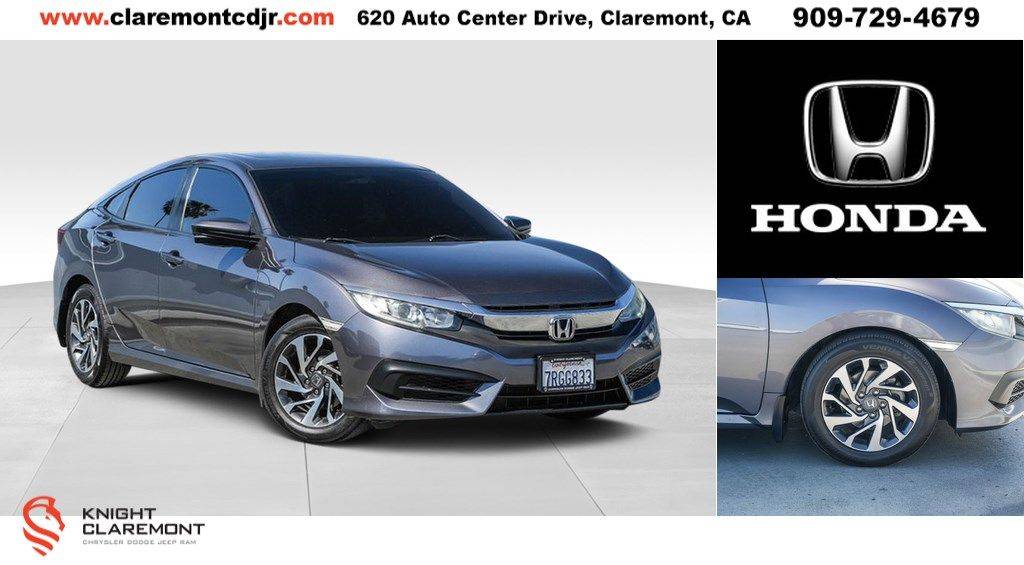 2016 Honda Civic EX — Sedan — 98,527 mi — Claremont, CA