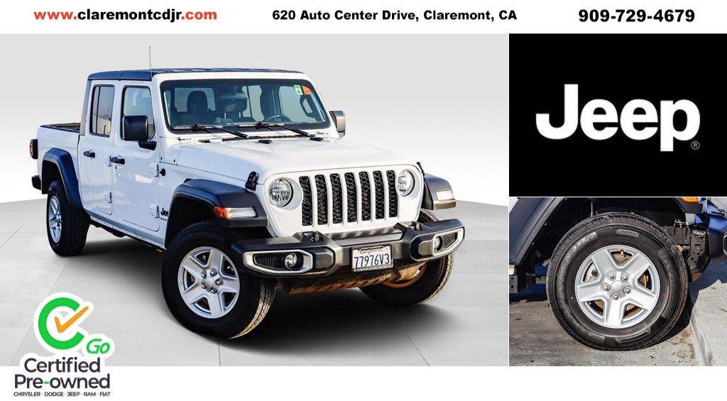 2023 Jeep Gladiator Sport S — Pickup Truck — 58,807 mi — Claremont, CA