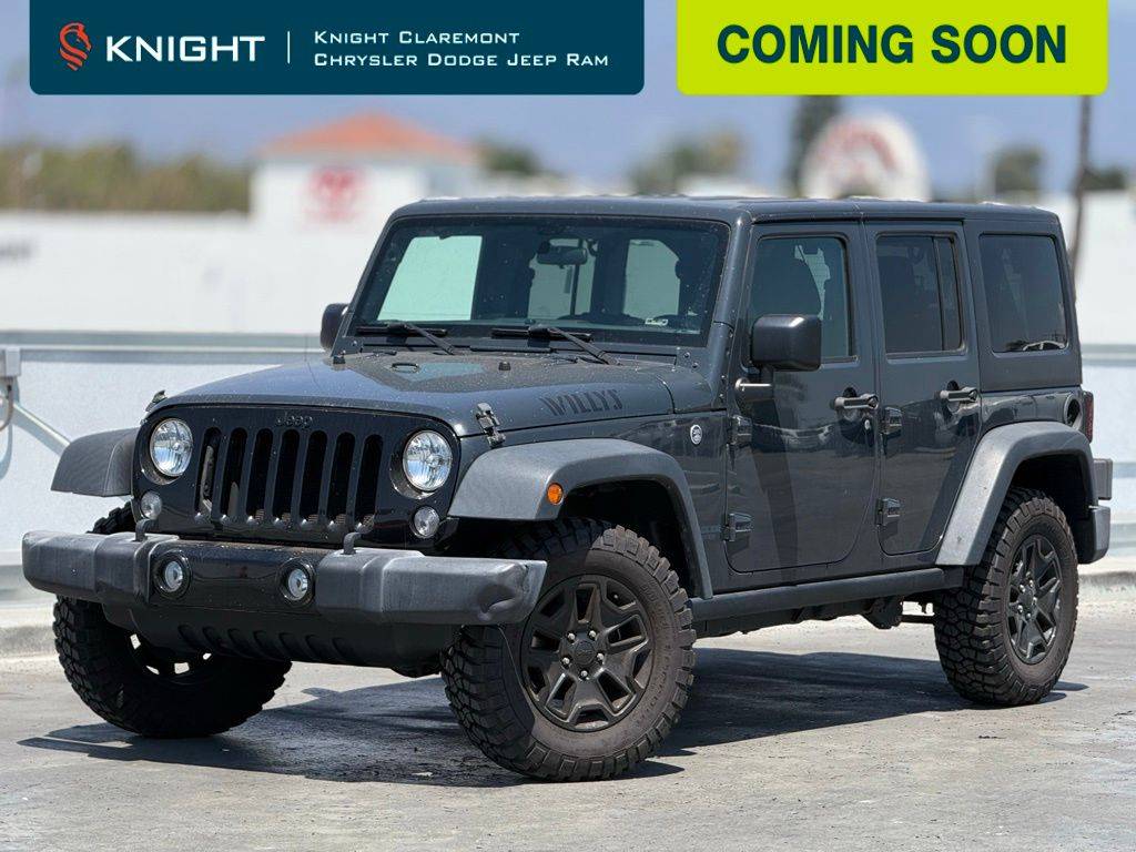 2016 Jeep Wrangler Willys Wheeler — SUV — 49,570 mi — Claremont, CA