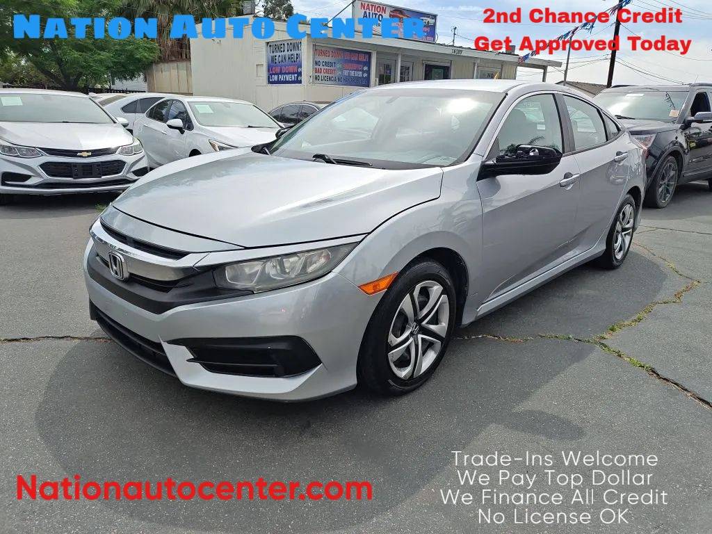 2018 Honda Civic LX — Sedan — 155,459 mi — Fontana, CA