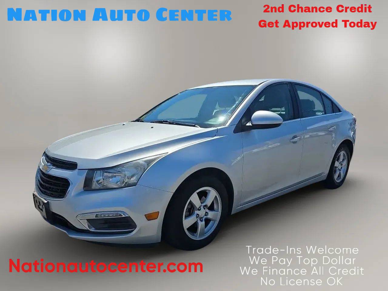 2015 Chevrolet Cruze 1LT — Sedan — 87,347 mi — Fontana, CA
