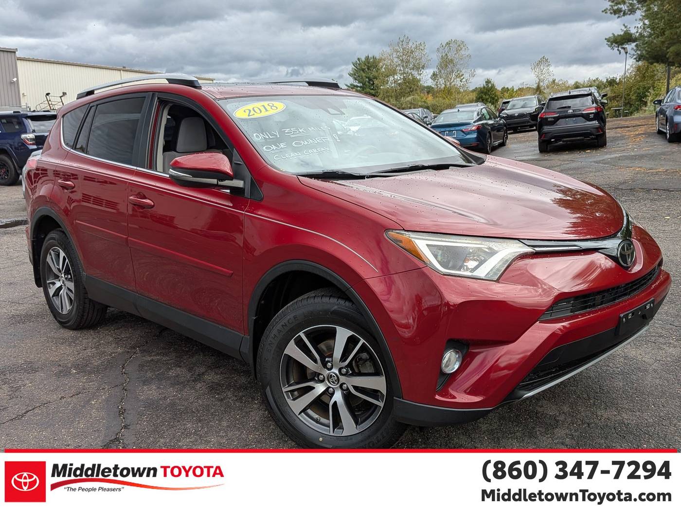2018 Toyota RAV4 XLE — SUV — 34,900 mi — Middletown, CT