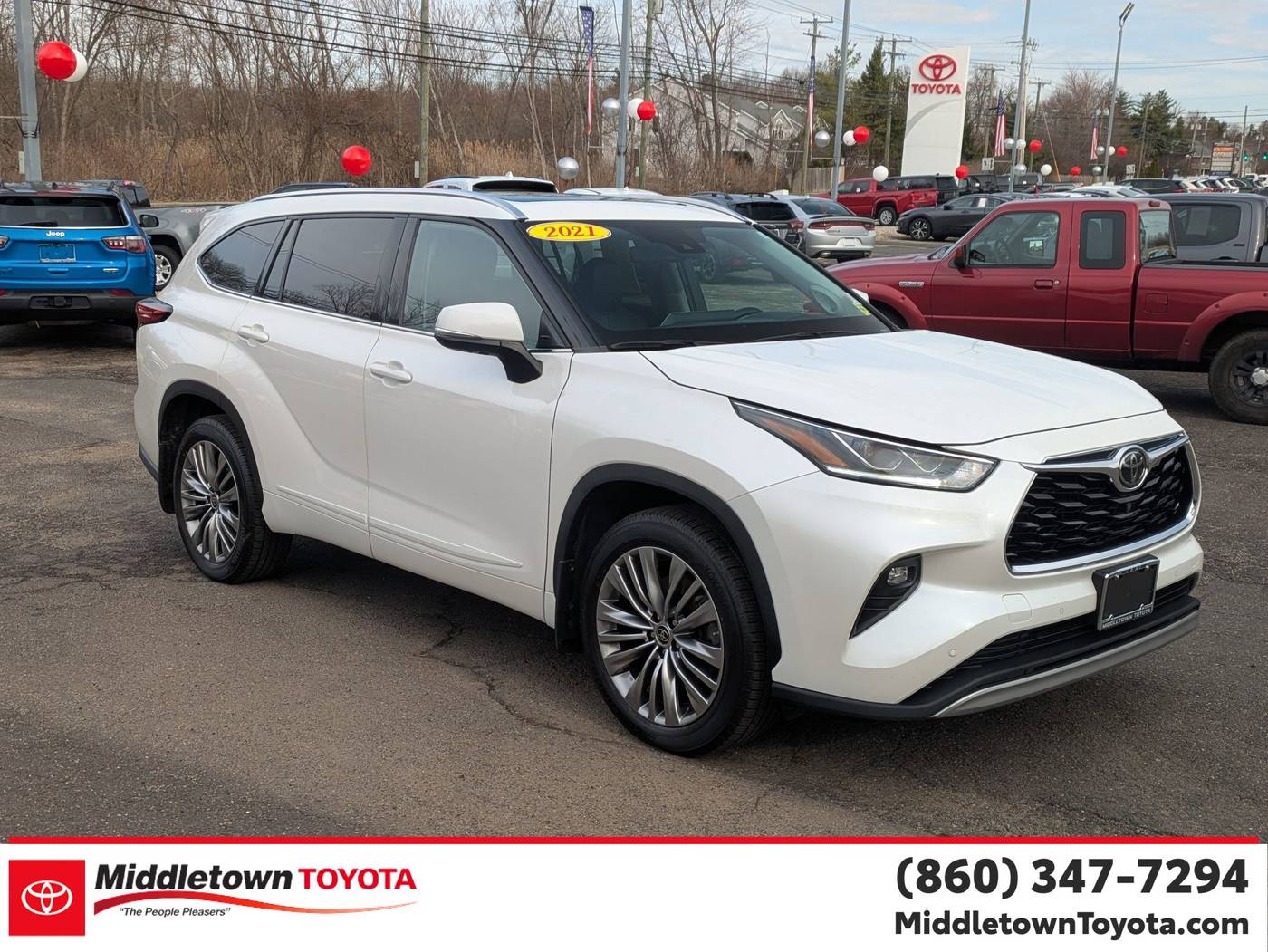 2021 Toyota Highlander Platinum — SUV — 53,294 mi — Middletown, CT