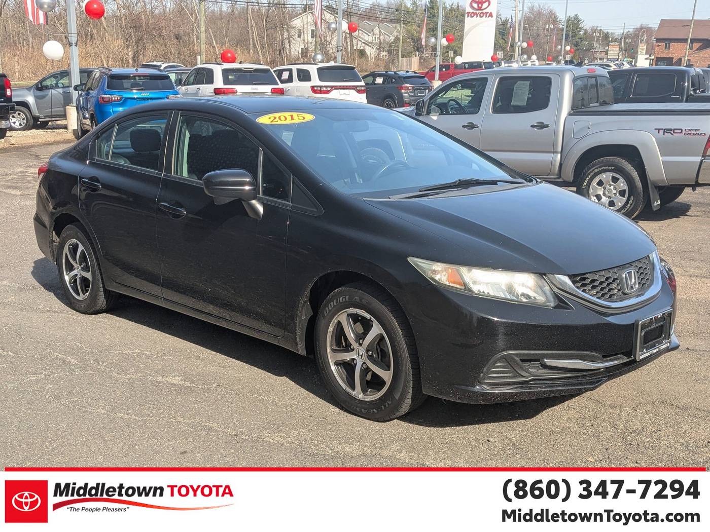 2015 Honda Civic SE — Sedan — 70,174 mi — Middletown, CT