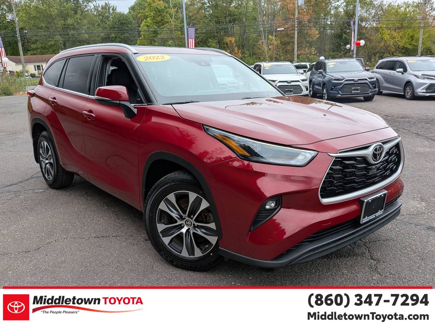 2022 Toyota Highlander XLE — SUV — 33,709 mi — Middletown, CT