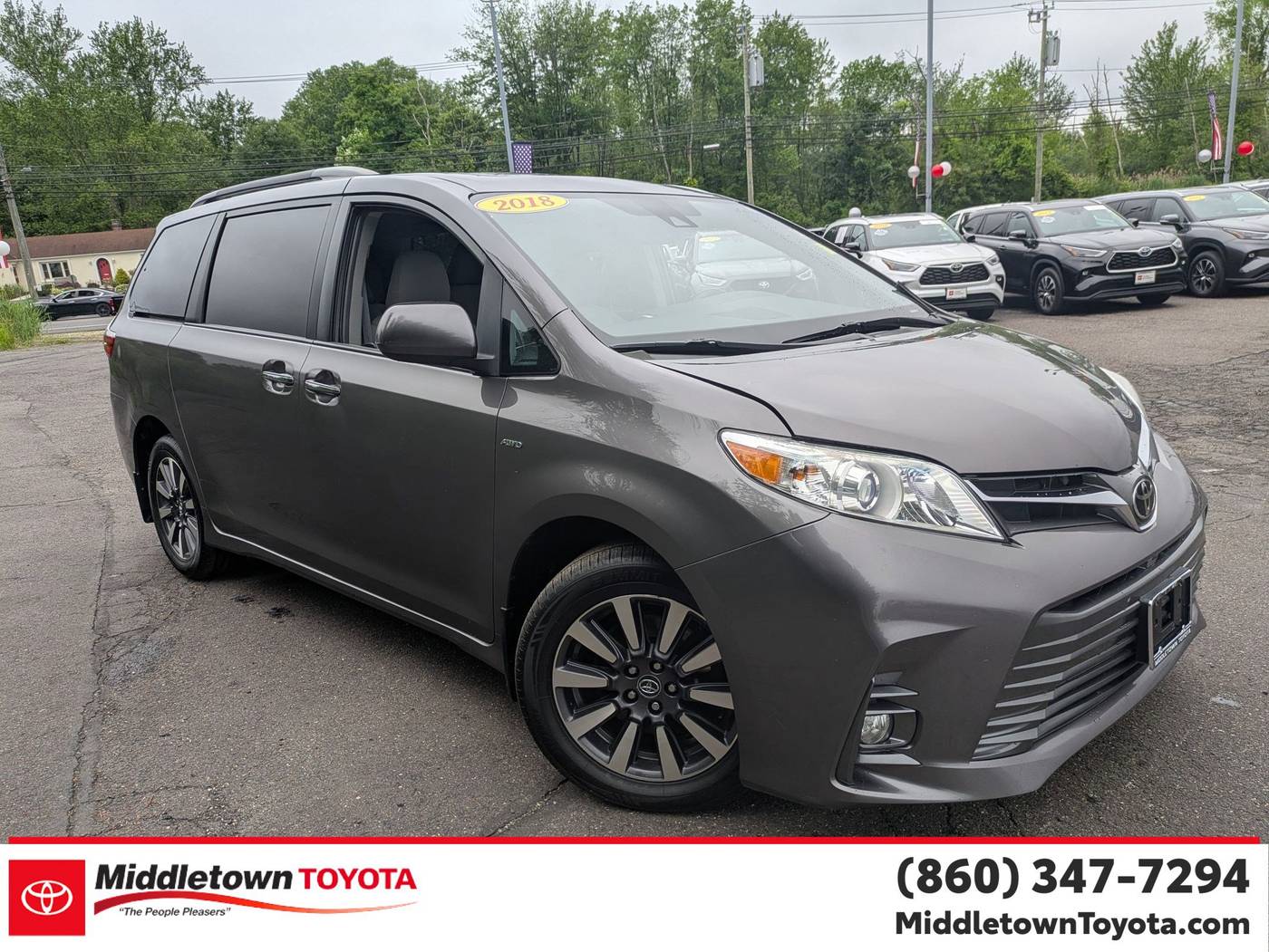 2018 Toyota Sienna XLE — Minivan — 104,016 mi — Middletown, CT