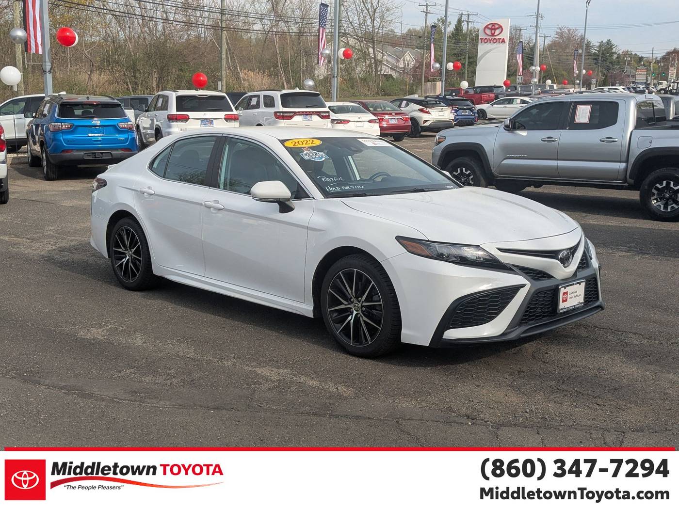 2022 Toyota Camry SE — Sedan — 22,223 mi — Middletown, CT