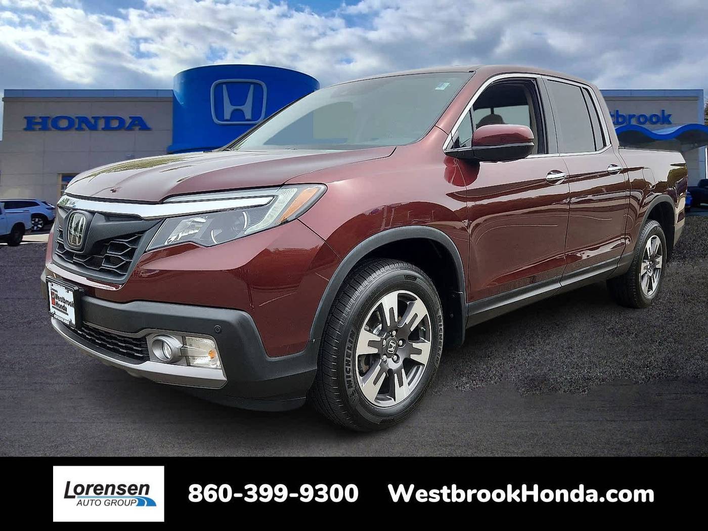 2017 Honda Ridgeline RTL-E — Pickup Truck — 80,758 mi — Westbrook, CT