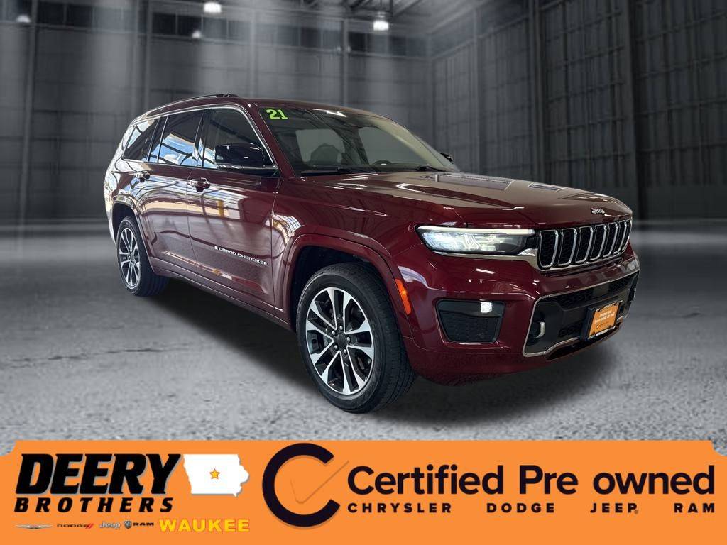 2021 Jeep Grand Cherokee Overland — SUV — 58,407 mi — Waukee, IA