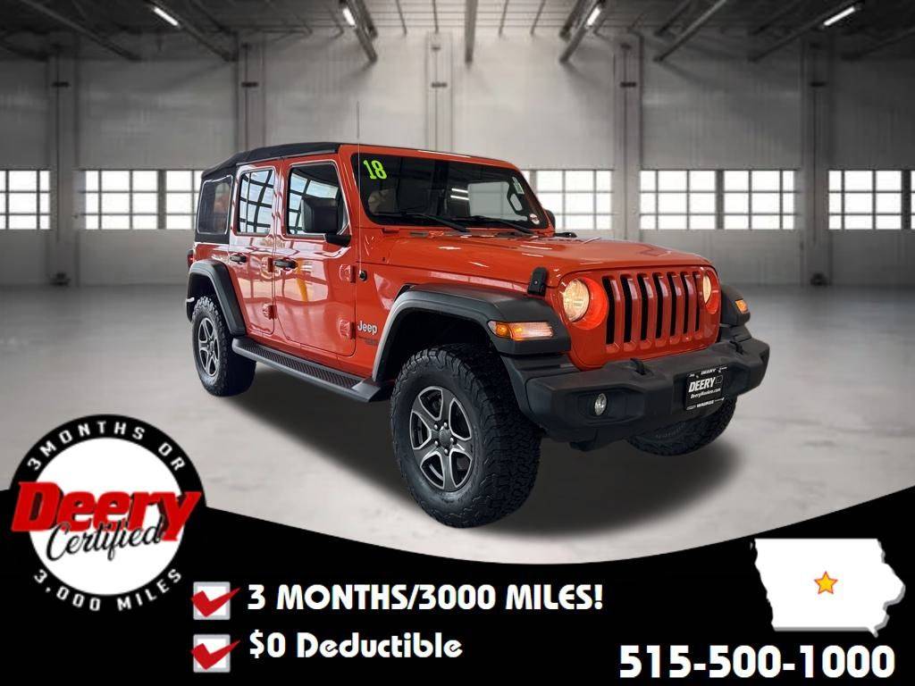 2018 Jeep Wrangler Sport S — SUV — 113,253 mi — Waukee, IA
