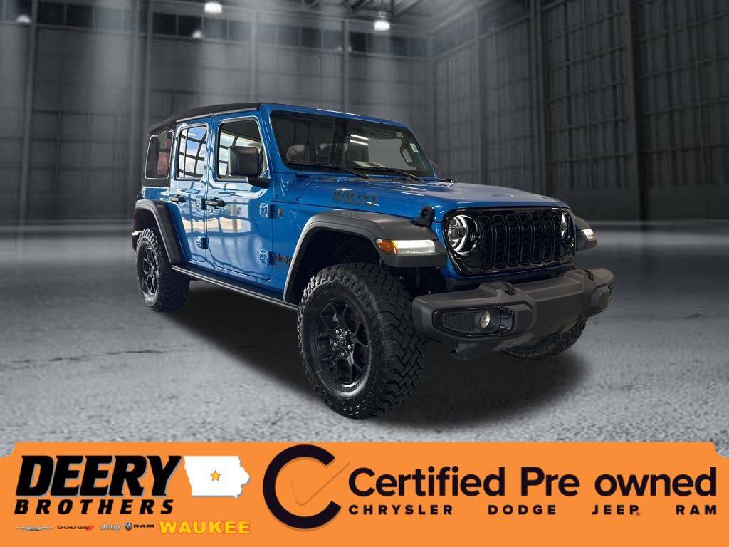 2024 Jeep Wrangler Willys — SUV — 11,834 mi — Waukee, IA