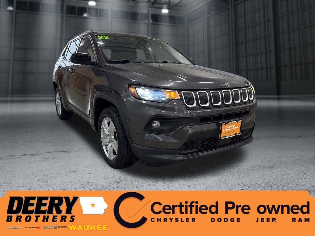 2022 Jeep Compass Latitude — SUV — 51,528 mi — Waukee, IA