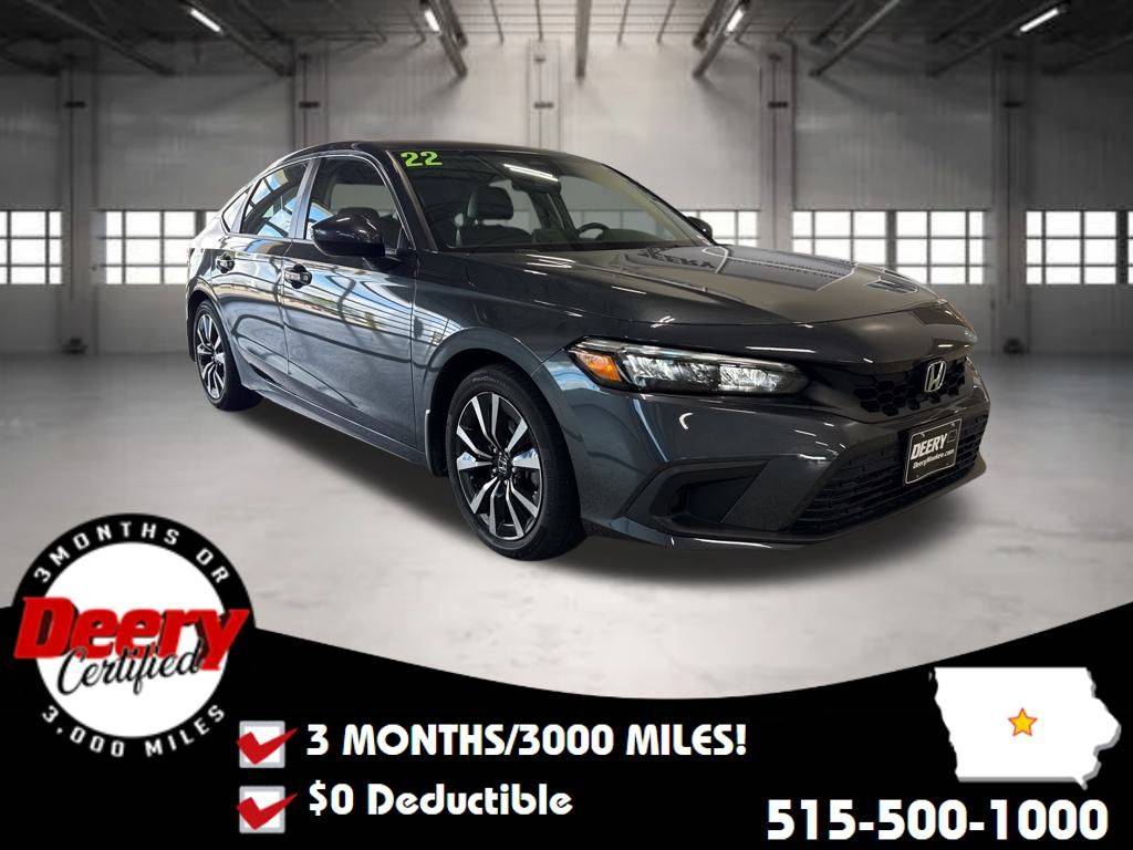 2022 Honda Civic EX-L — Hatchback — 26,016 mi — Waukee, IA