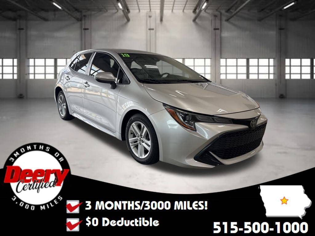 2019 Toyota Corolla Hatchback SE — Hatchback — 76,148 mi — Waukee, IA