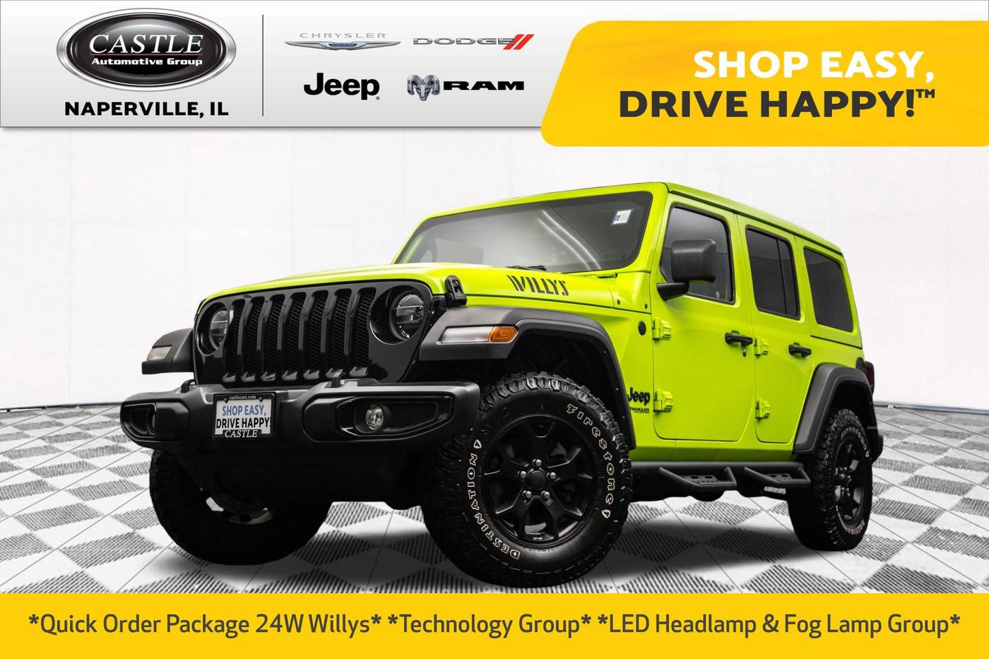 2021 Jeep Wrangler Willys — SUV — 68,483 mi — Naperville, IL